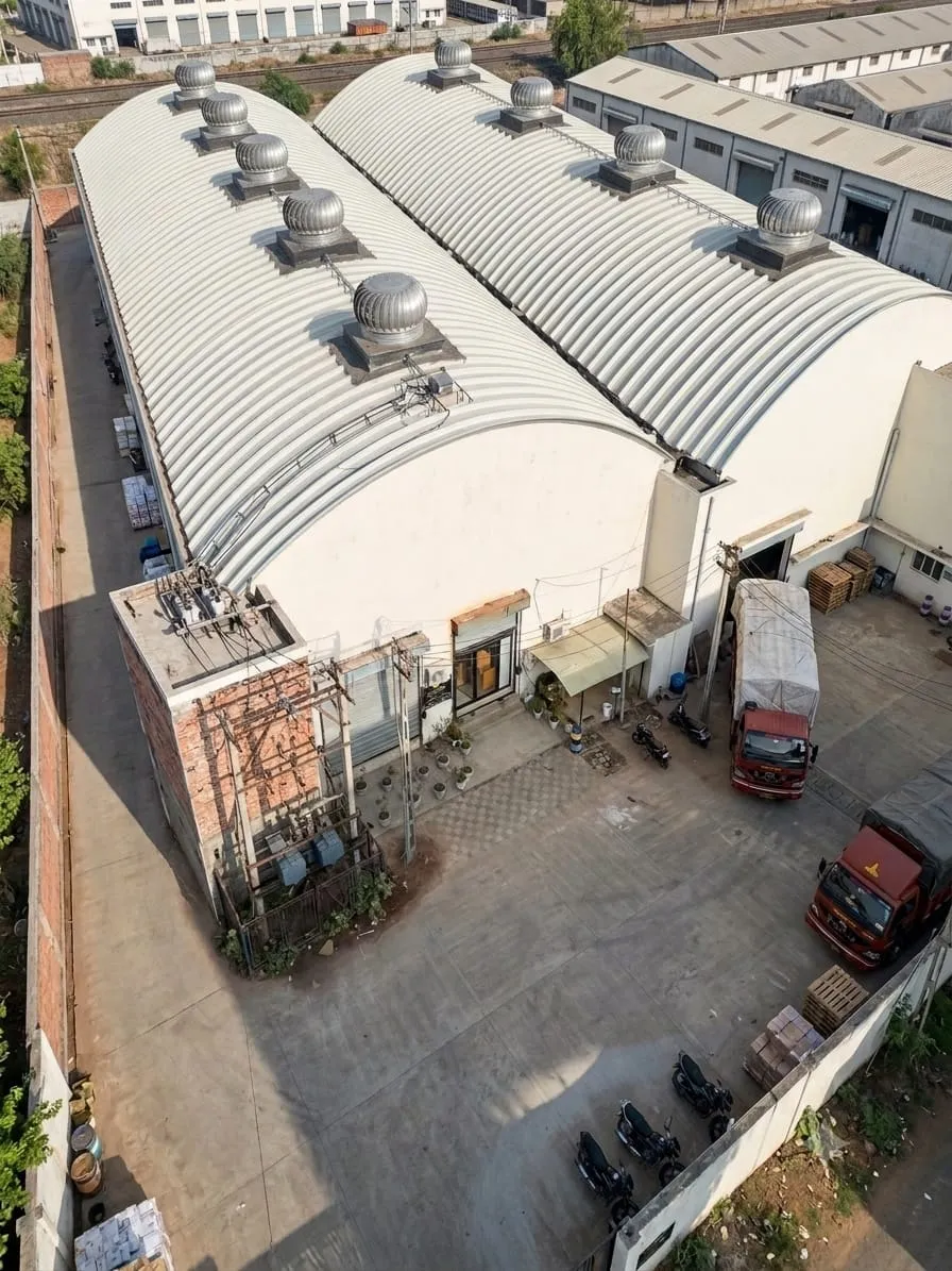 F&F facility — Moriya, Ahmedabad, aerial view
