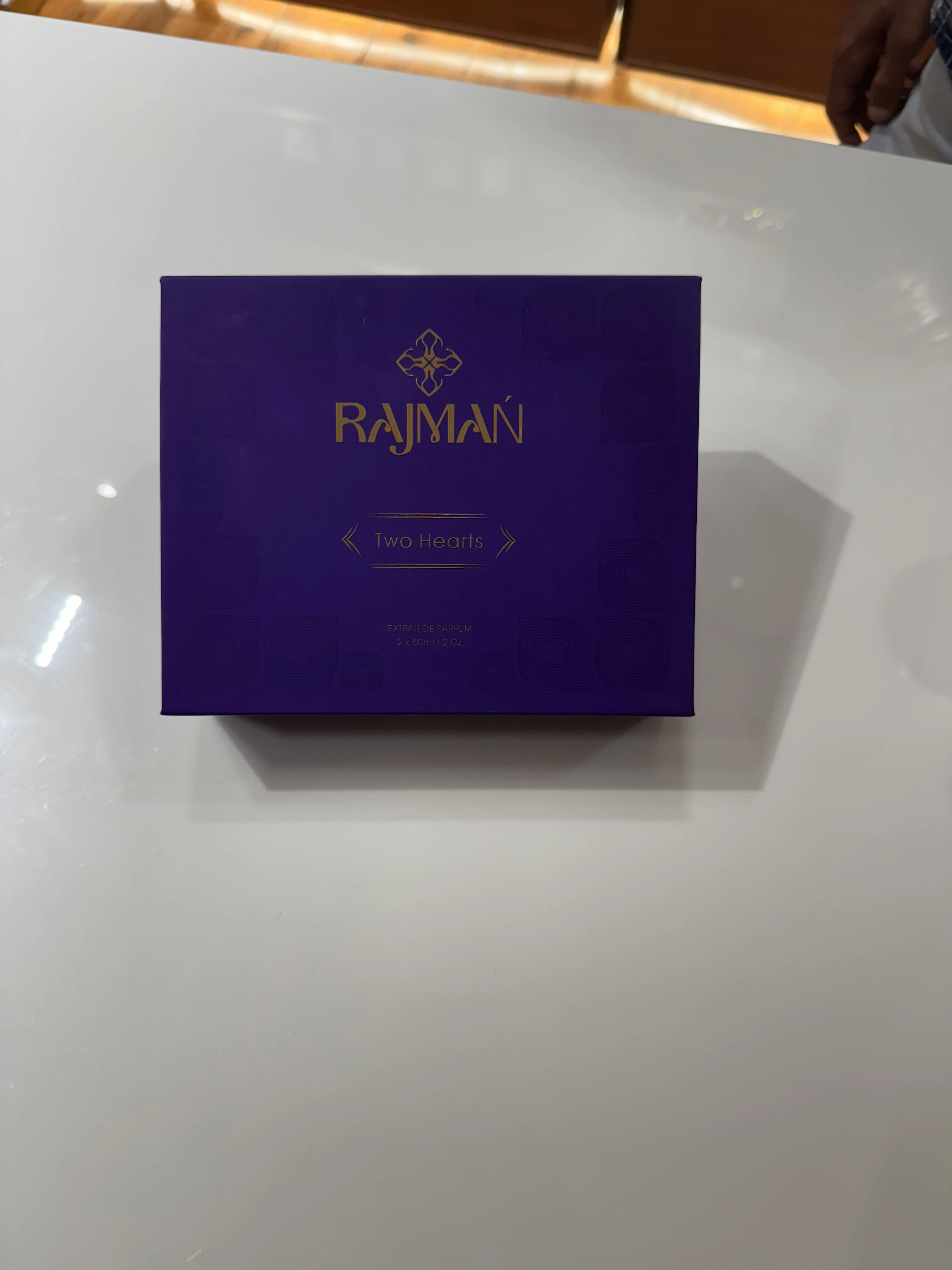 Luxury branded corporate perfume gift set with rigid presentation box manufactured in Moriya, Ahmedabad — Fragrance & Fashion