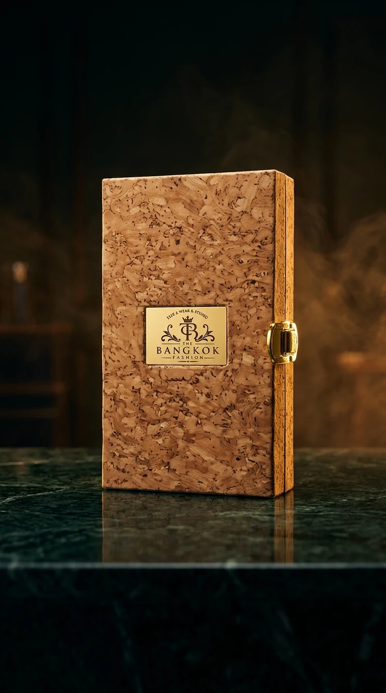 The Bangkok Fashion Cork Casket - 8K Luxury Studio Photography