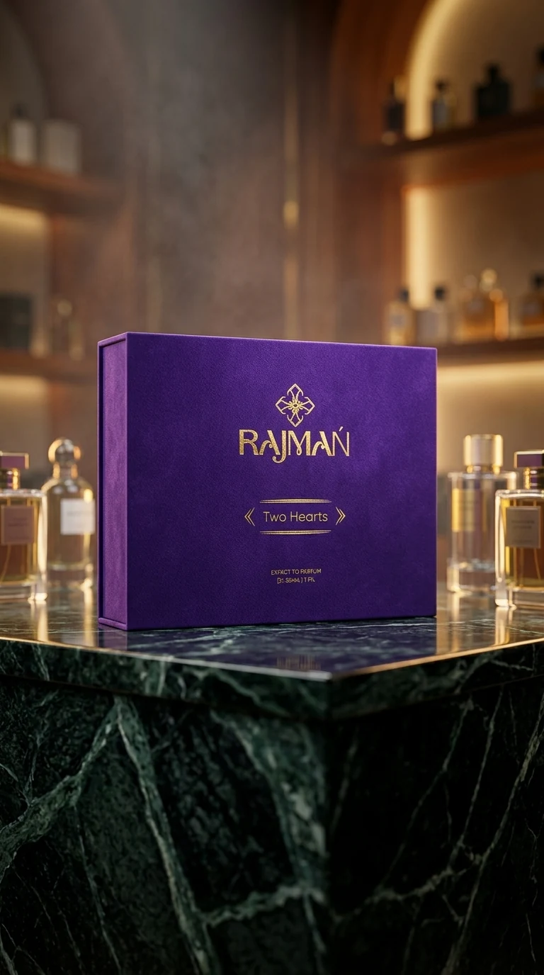 Rajman 'Two Hearts' Velvet Coffret - 8K Luxury Studio Photography