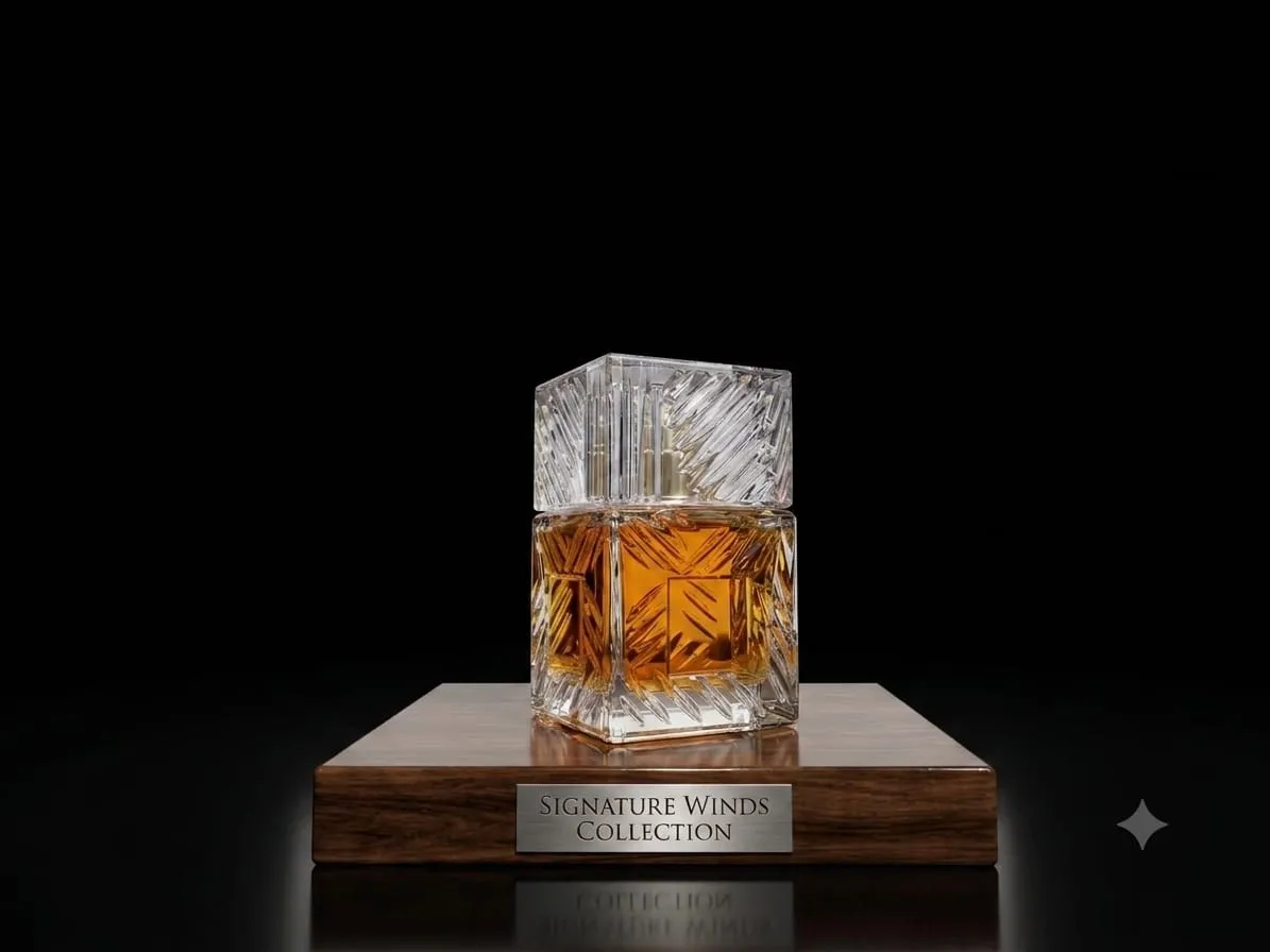 Arabic oud perfume bottle — Signature Winds collection by F&F